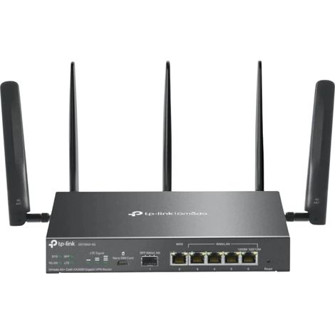TP-Link Omada ER706W-4G routeur sans fil Gigabit Ethernet Bi-bande (2,4 GHz / 5 GHz) Noir