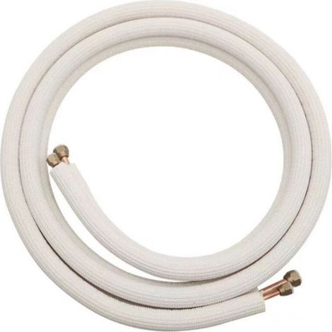 PRÊT A POSER LIAISON BI TUBE FRIGORIFIQUE M1 CLIMATISATION 1/4 3/8 RACCORDS PRÊT MONTES 3 METRES NF,Diamètre du tube (6+10) 1P3 m tube de cuivre avec écrou (1/2)