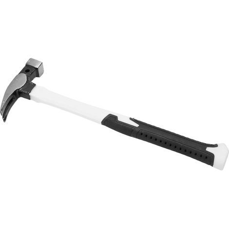 1 marteau à griffes, acier haute teneur en carbone, surface antidérapante, manche long, pour travail du bois (1/5)