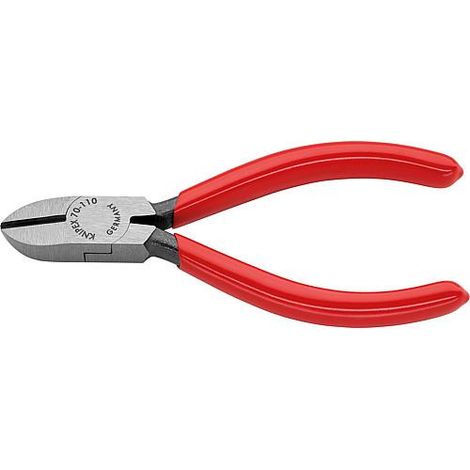 Pince coupante diagonale poli revetement plastique longueur 140 mm avec facette