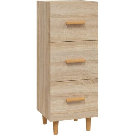 Credenza credenza cassettiera mobile contenitore organizer cucina soggiorno soggiorno Sonoma 34,5 x 34 x 90 cm derivati del legno marrone 020031518