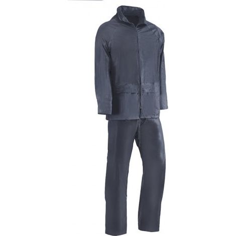 802RHAZUL/S TRAJE DE AGUA COMPLETO 100% POLIESTER SOBRE RECUBRIMIENTO DE PVC DE 0,18 MM COL - JUBA
