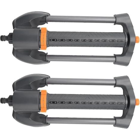 2 arroseurs oscillants automatiques pour l'irrigation des pelouses et des jardins (1/2)