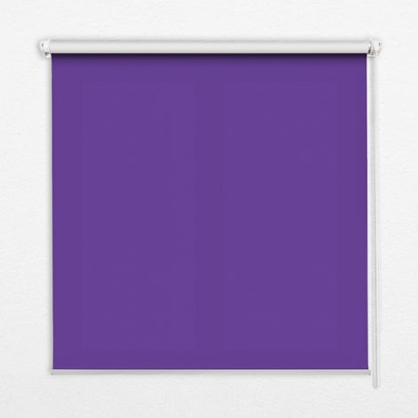 Innenrollo Fensterrollo - Rollo ohne Bohren - Sichtschutzrollo - Lichtdurchlässiges Rollo - Rechteckiges - Rollo - (110 cm x 140 cm) - Lila