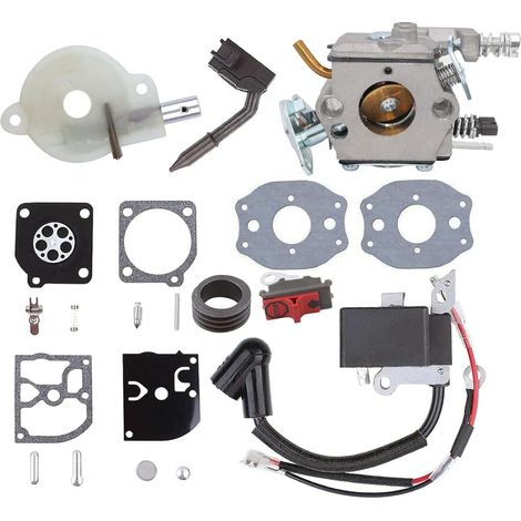 Carburetor Ignition Coil Diaphragm Repair Kit Replacement for Husqvarna 136 137 141 142 Chainsaw (1/5)