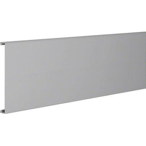 Couvercle pour goulotte BA7 - l 120mm RAL 7030 gris HAGER BA71202