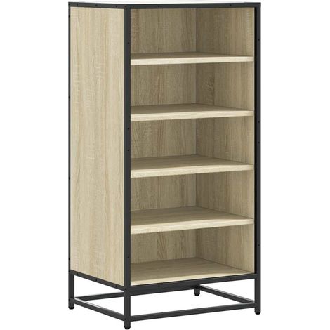Maison Exclusive - Zapatero madera contrachapada roble sonoma 48x