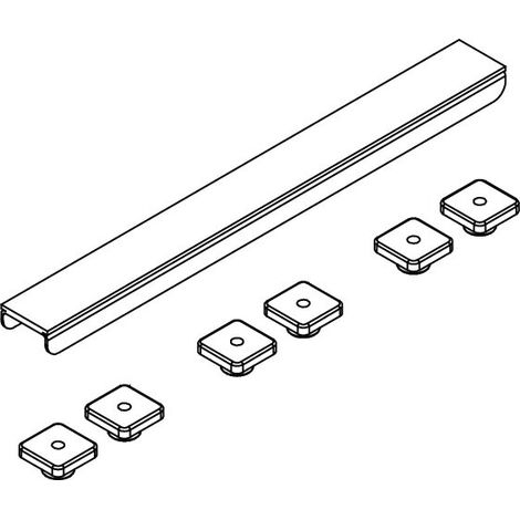 Kermi 6035229 Couvercle de gouttière pour convecteur murale