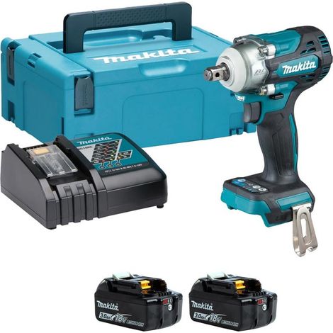 Makita DTW300RFJ 18V BL LXT Cordless Impact Wrench With 2x 3Ah Batteries