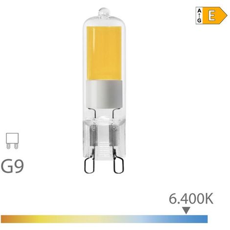 Lampadina LED EDM G9 5W 575lm 6400K Luce Fredda Cristallo