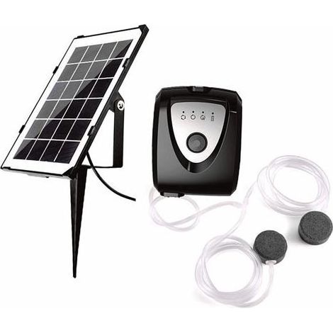 3,5-W-Solar-Teichbelüfter mit 4000-mAh-Akku und USB-Anschluss (1/5)