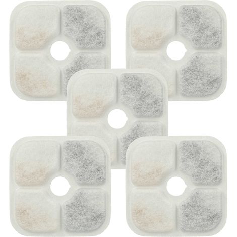 vhbw 5x Filter compatible with Catit PIXI Drinking Fountain for Cats, Dogs - Filter Element
