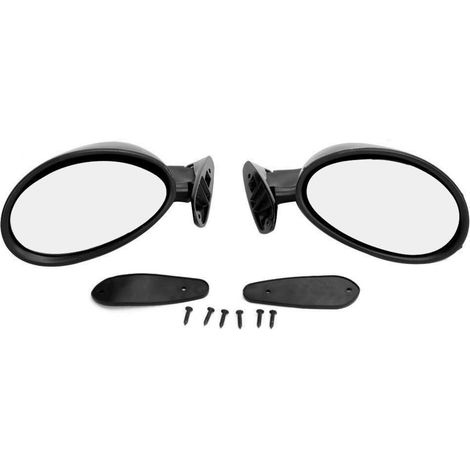 Oldtimer Seitenspiegel Paar Schwarz Universal für Oldtimer (1/5)