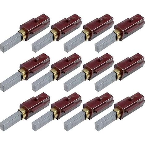 KLVGTIFS PU - Balais de charbon pour moteur d'aspirateur électrique Ametek Lamb, références 2311480, 333261 et 33326-1 (lot de 6). (1/5)