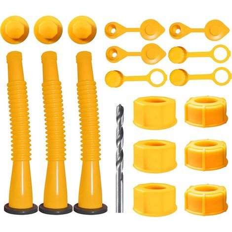 Raccord Écrou Hexagonal pour Tuyau de Transfert de Carburant - Filetage Plastique - pour Bidons, Réservoirs et Pompes (1/4)