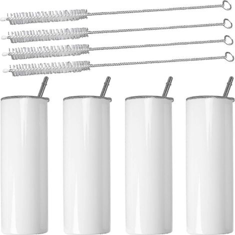 Gobelets à sublimation 4 Skinny Straight, acier inoxydable (1/5)