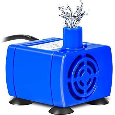 Pompe submersible pour fontaine à eau pour chat – Fonctionnement silencieux – Faible consommation 1,5 kWh/mois – Compatible fontaines 1,6 L (1/4)