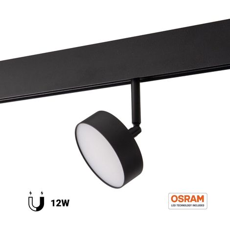 Luminaria Circular LED Para Carril Magnético 48V - Ø9.5cm - (1/5)