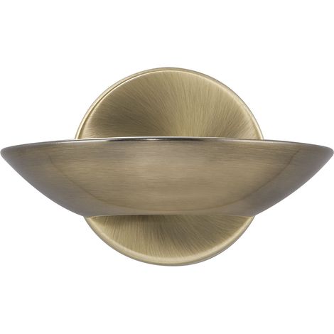 Applique Contemporanea Sardegna Acciaio Ottone Vetro Led 10W 3000K (1/4)