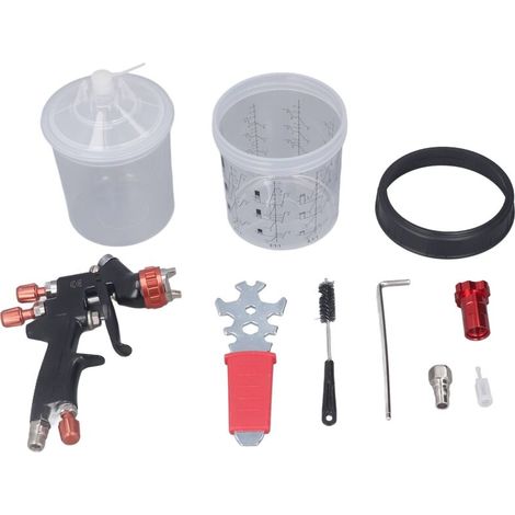 Air-Powered Paint Spray Gun, Aluminum Alloy Body, Stainless Steel Nozzle, 0.05 Inch Size, Paint Gun, Gun Accessories (1/5)