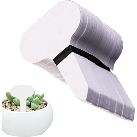 Pack of 100 writable waterproof labels – Garden labels – Outdoor garden labels for balconies, patios, raised beds, flower pots, shrubs, flowerbeds (1/5)