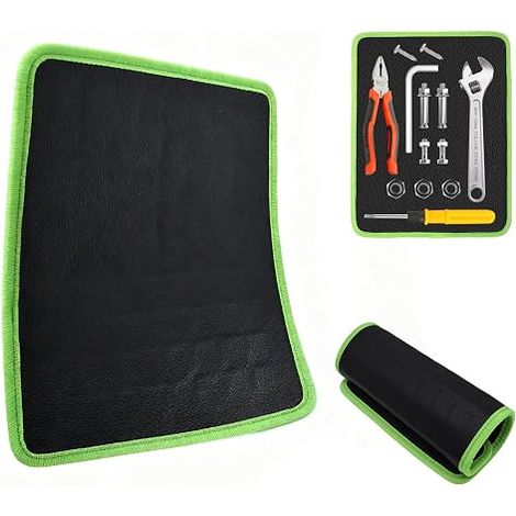 Magnetic PVC Mat Tool Mat Tool Mat Screws Nuts Bolts Discs Tools Workshops Garages Auto Repair 12.8" x 9.6" (1/5)