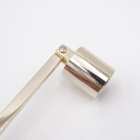 Kerzendochtlöscher aus Edelstahl, Flammenlöscher im Vintage-Stil mit langem Griff (1/5)
