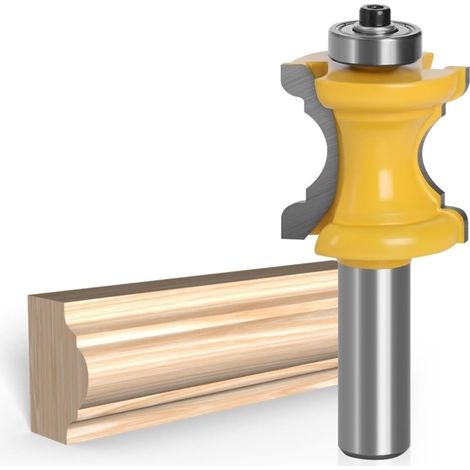 Coltello da taglio decorativo per mobili, lama da taglio con raggio concavo con gambo da 8 mm di diametro, lama da taglio a colonna convessa (1/5)