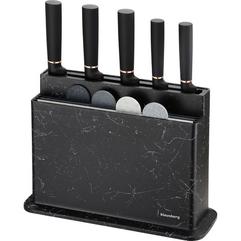 Set di coltelli da cucina in un ceppo con taglieri KLAUSBERG KB-7834