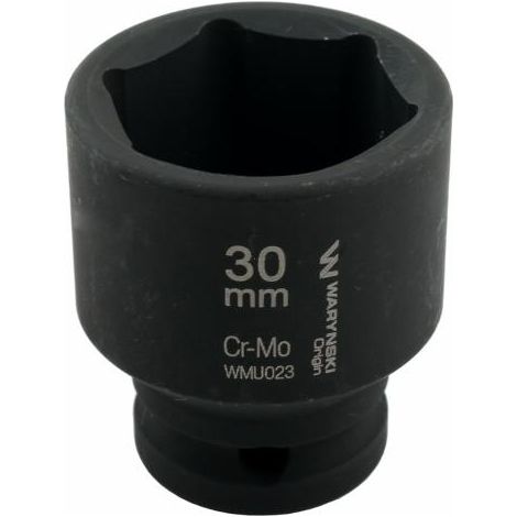 Vaso de impacto hexagonal 1/2". 30 mm. CrMo. DIN 3129. Waryński (1/4)