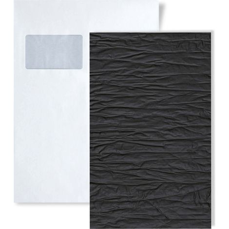 1 SAMPLE PIECE S-24936 WallFace CRASHED Graphite BlackSTRUCTURE Collection Wall panel SAMPLE in DIN A5 size