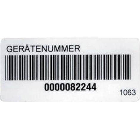 Beha Amprobe 2389952 1063D Etiqueta 250 unidades resistentes