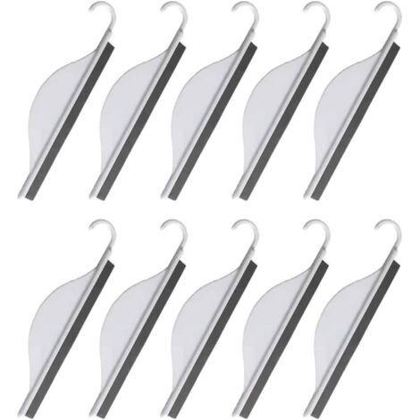 BUNTHAUS Lot de 10 grattoirs à miroirs et vitres , outil de nettoyage à l'eau pour usage domestique (1/5)