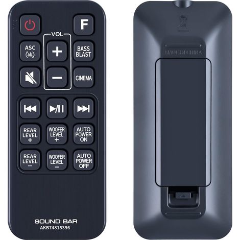 Télécommande de Rechange AKB73715606 pour LG Sound Bar SK4D SJ4R SJ4Y SJ4Y-S SPH3B-W SPJ4-S pour télécommande LG (1/5)