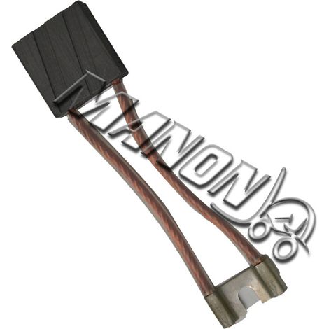Balai de charbon pour moteur hydraulique, accessoire pour chariot élévateur 009718124, compatible avec les chariots élévateurs LINDE. (1/4)