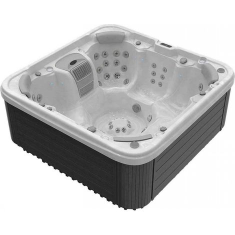 Wellis Vienna Life Whirlpool Außenwhirlpool 230x230x90cm für 7 Personen inkl. Thermocover (1/5)