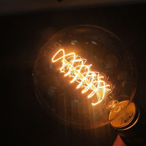 Vintage Lampe Edison E14 G45 Filamente Spirale 25 W Glühbirne 2