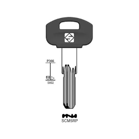 CHIAVI SILCA PUNZONATE SCM5RP- 5,0 pz