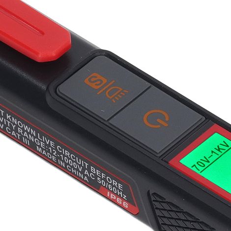 Testeur de tension sans contact AC Détecteur de courant électrique Numérique avec Affichage LED Stylo de test Volt (1/5)