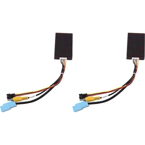 2 cables LVDS a CVBS para coche, decodificador de cámara de marcha atrás panorámica de 360°, caja Canbus para Toyota Prado Land Cruiser 150 (1/5)