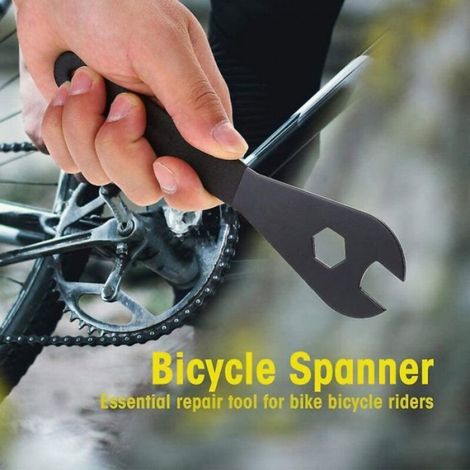 Clé conique vélo 15-18 mm en acier au carbone – Outil réparation multifonction durable (1/5)