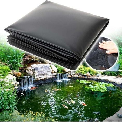 Liner de bassin pour bassin à poissons et piscine, membrane renforcée 3 m x 2 m, 0,2 mm Crezuo (1/4)