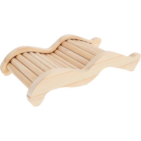 Échelle décorative pour rats, jouet en bois compatible avec les animaux domestiques, matériau résistant aux morsures (1/5)