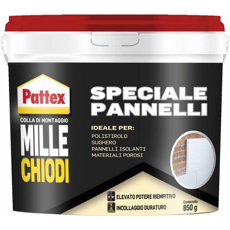 Pattex Millechiodi Speciale Pannelli 850 G - 12 Pz