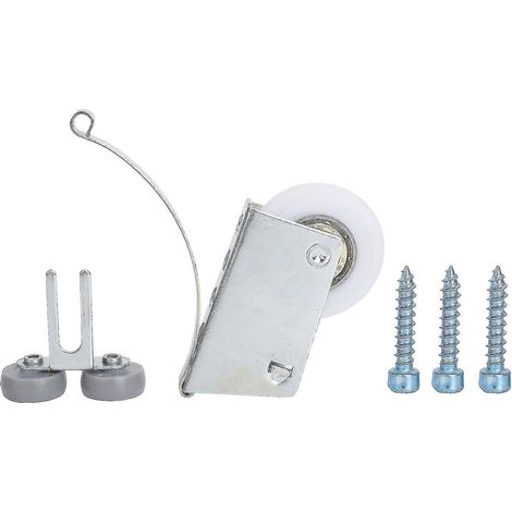 jeux de roulettes pour meubles, roulettes coulissantes pour porte coulissante de placard, poulie (1/2)