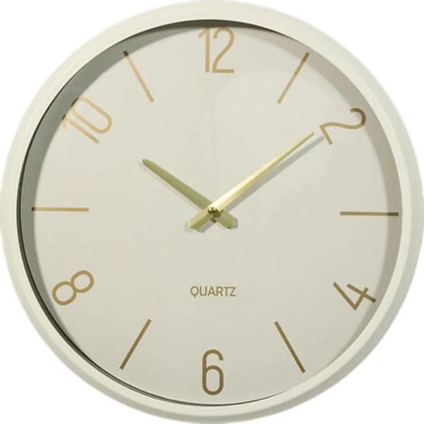Horloge Murale Design "Yann" 38cm Doré (1/5)