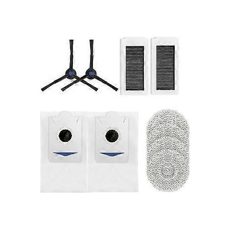 Accessoires pour robot aspirateur X5 PRO : sac à poussière, consommables pour balai, brosse rotative latérale, éléments filtrants (A) (1/5)
