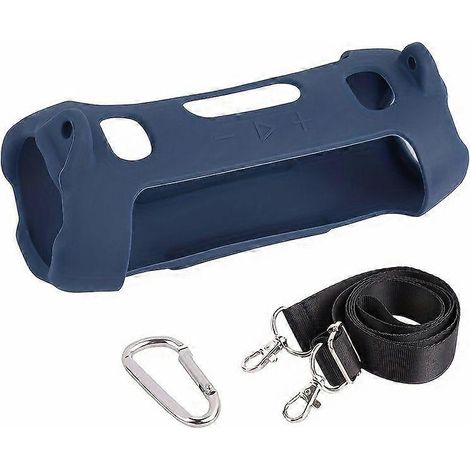 Étui de protection en silicone pour enceinte Bluetooth portable avec bandoulière, style sac à dos de voyage (1/5)