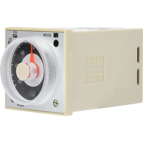 H3BA-N8H Relais temporisé multifonction haute précision 8 broches, minuterie 1,2 s à 300 h, 100-240VAC 5A 2NC (1/5)