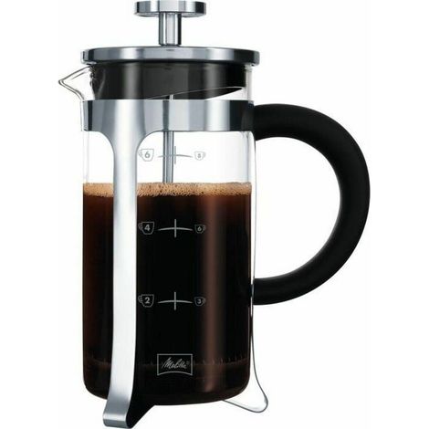 Melitta Presskaffee Premium aus Edelstahl und Glas 1 Liter